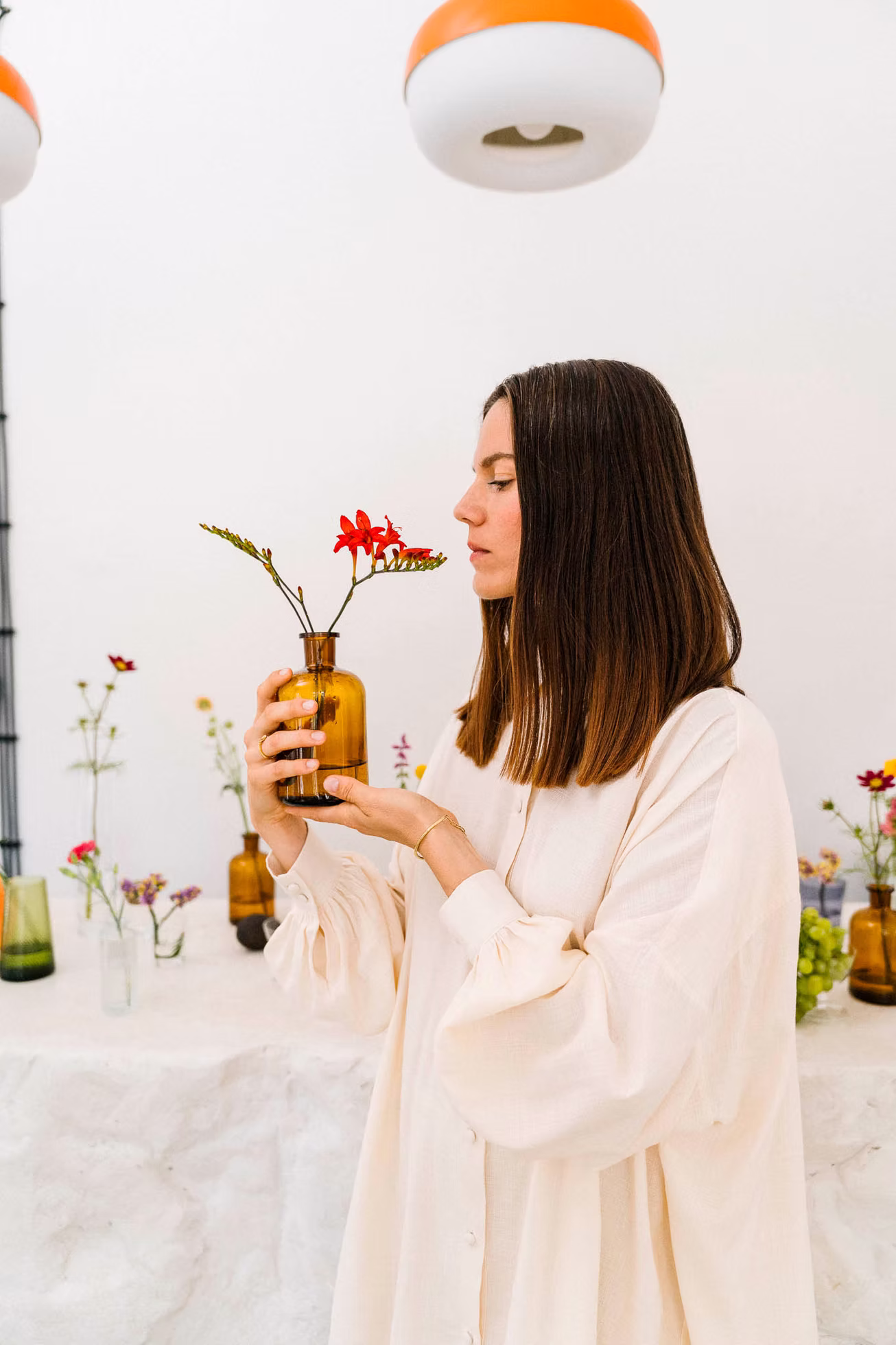 Club Tropicana Ecru oversized shirt in eco vero viscose
