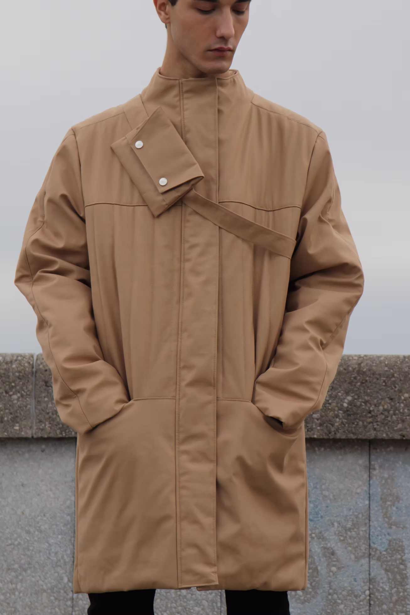 Winter waterproof coat for man